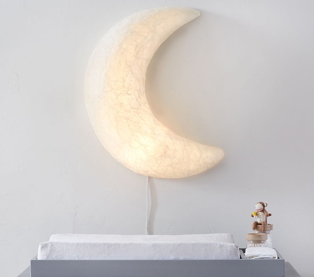 Paper Mache Lightup Moon